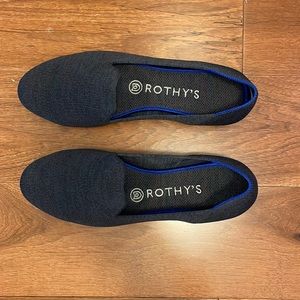 Rothy’s loafers in Navy Heather